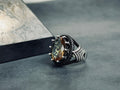 Majestic King Crown Ring - Artisanal Diaspore Gemstone