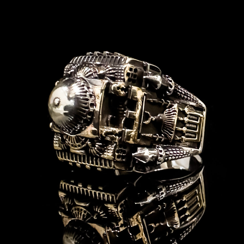 Mosque Ring: Handmade Sterling Silver (Men's Islamic Jewelry)
