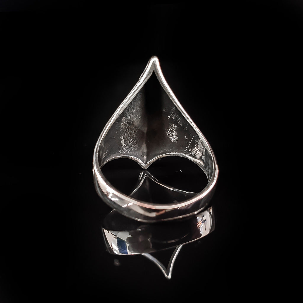 Ouroboros Sterling Silver Ring, Men's Gothic Eternity Style (Handmade)