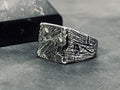 Bark Band Ring: Rustic Tree Texture (Sterling Silver)