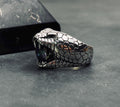 Snake Ring: Mystic Topaz Stone - Handmade Sterling Silver