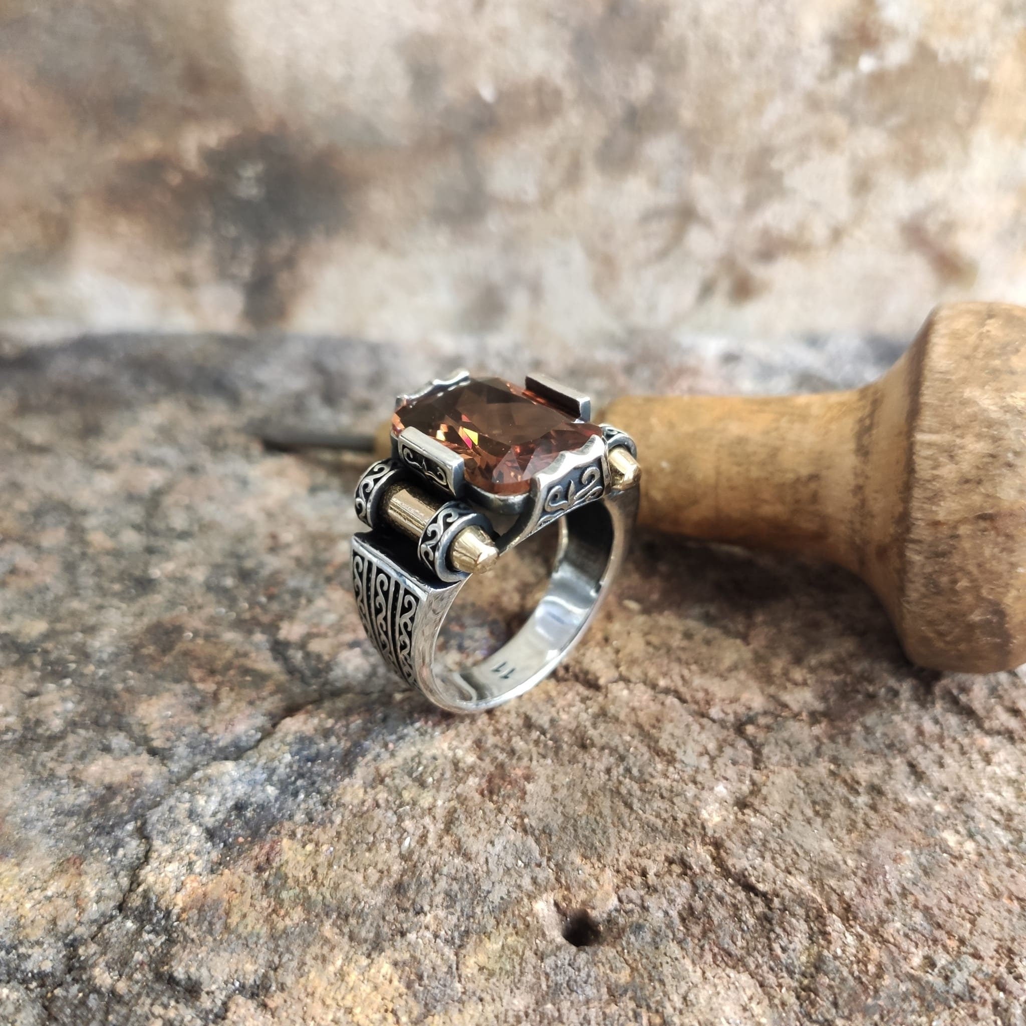 Color Changing Sultanite Ring: Sterling Silver Jewelry (Handmade)