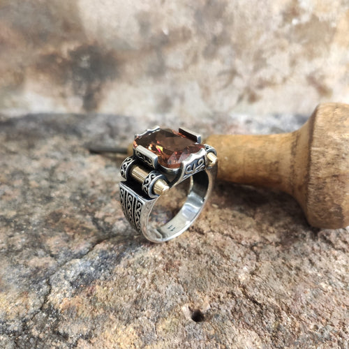 Color Changing Sultanite Ring: Sterling Silver Jewelry (Handmade)