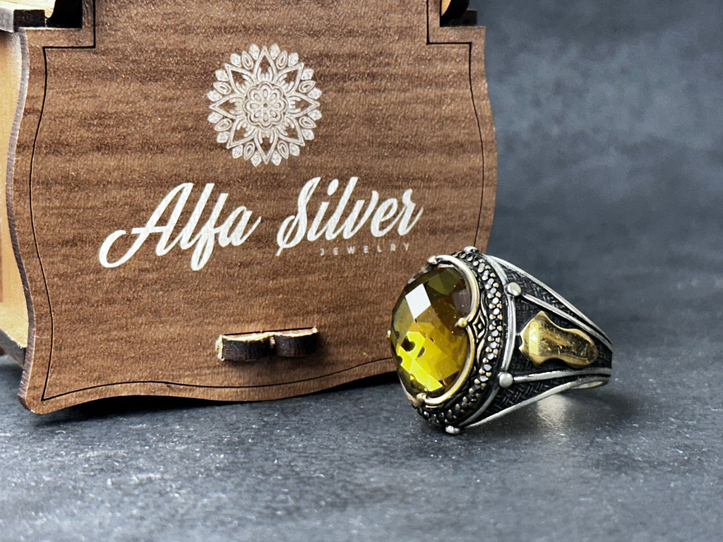 Color Change Diaspore Ring: Sterling Silver, Unique Gemstone