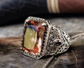 Sterling Silver Sultanite Ring, Mystic Gemstone (Color Shifts Under Light)
