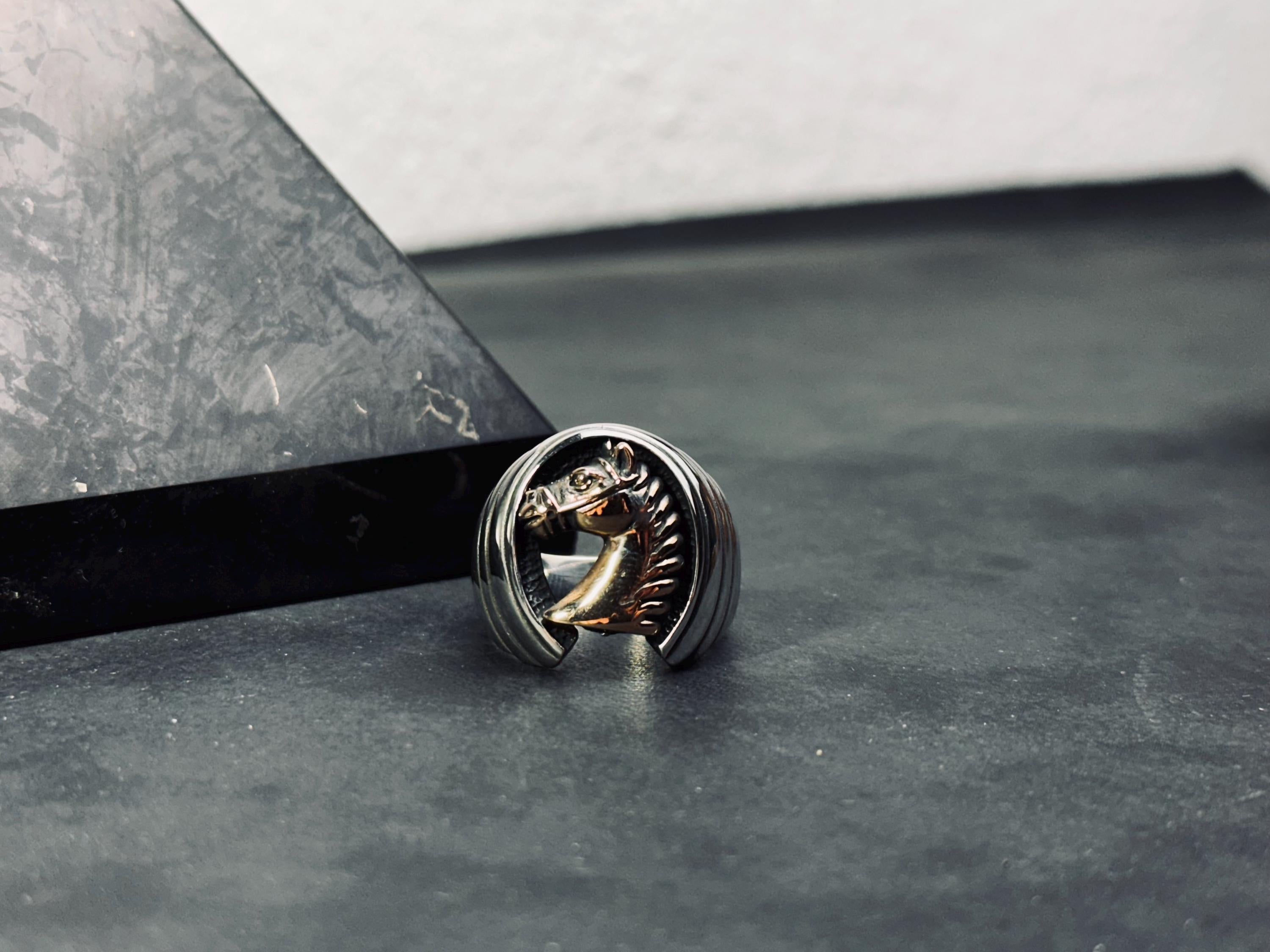 Horse Ring: Sterling Silver Equestrian Jewelry - Animal Lover Gift