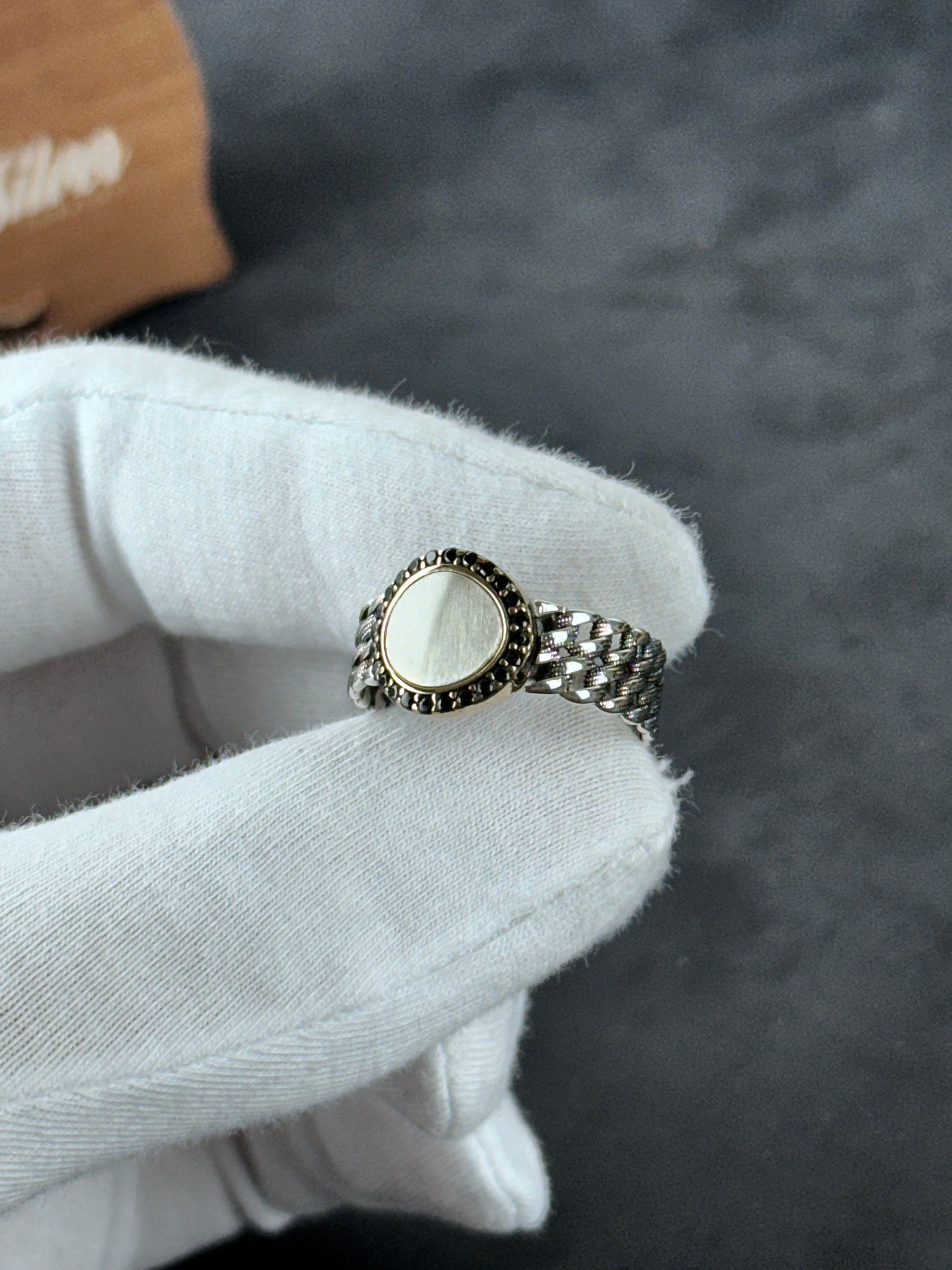 Minimalist Sterling Silver Ring: Custom Handmade, Adjustable Style