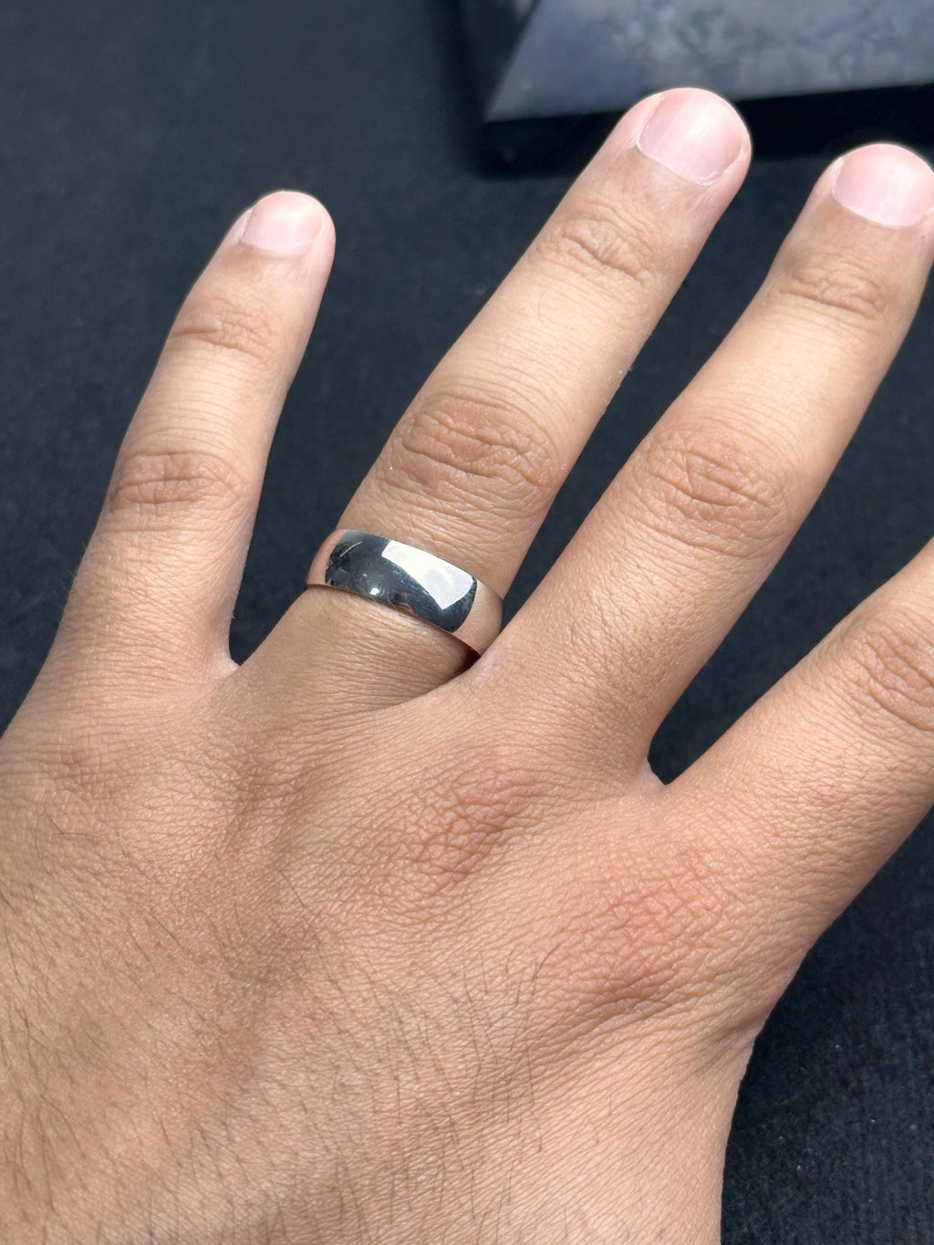 Sterling Silver Couple Ring Set - Personalized Wedding Bands
