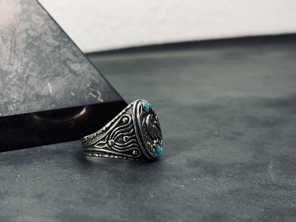Raven Ring: Sterling Silver Tree of Life (Hand Cast, 925)