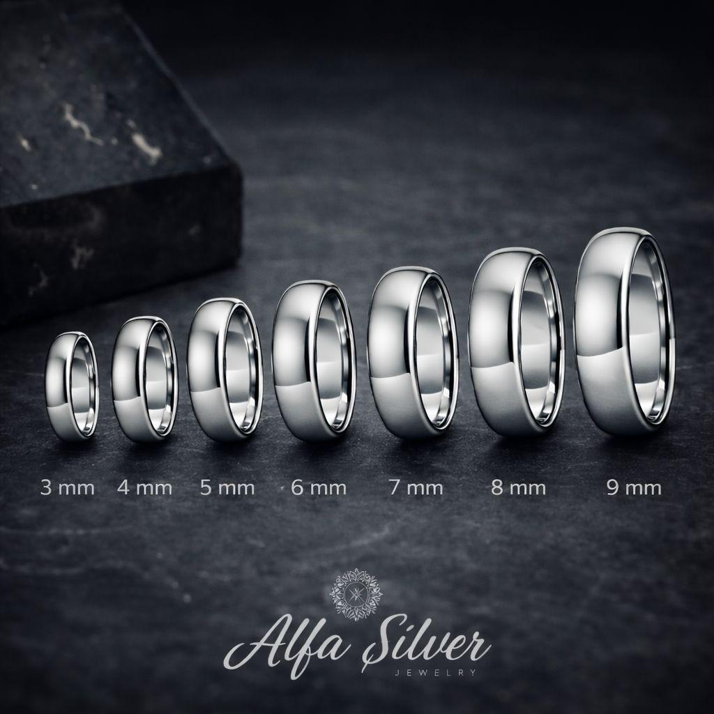 Handmade Sterling Silver Wedding Band – Minimalist Unisex Ring