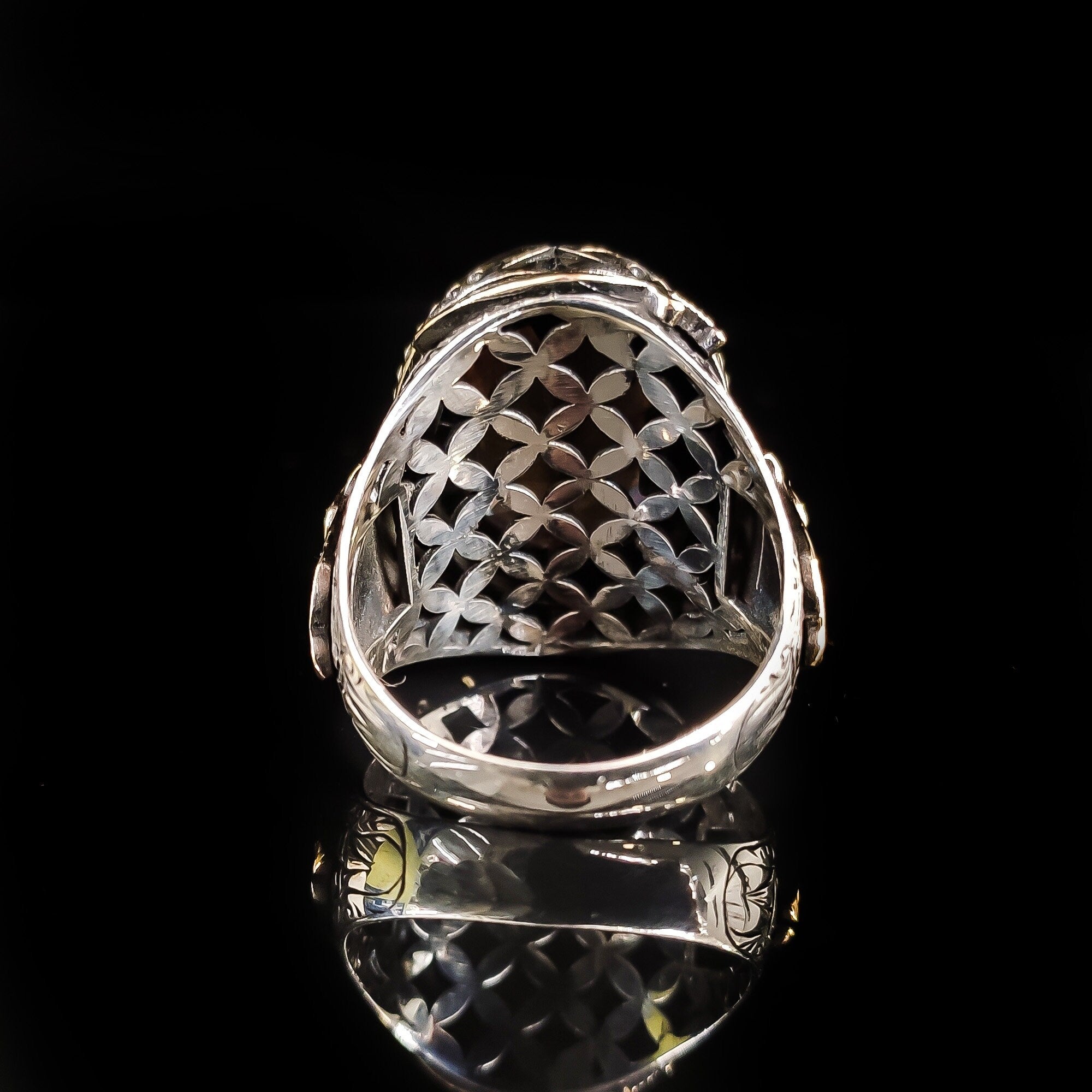 Sultanite Silver Ring, Color Change Gemstone (Men's Statement Jewelry)