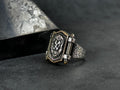 Sterling Silver Leo Ring: Handmade Zodiac Design - Men's Statement