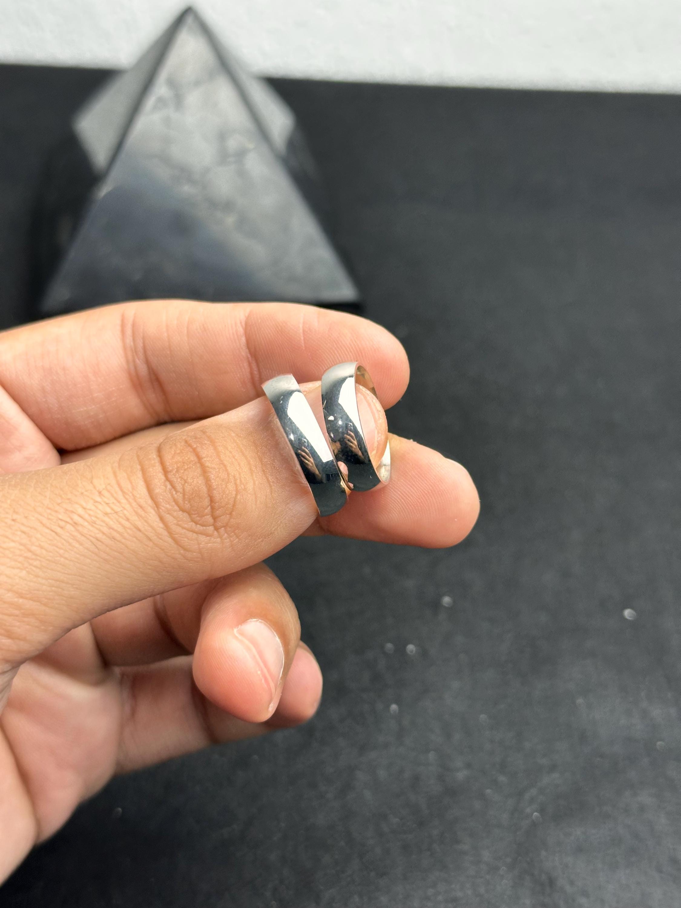 Sterling Silver Promise Ring: Handmade Couple Rings, Personalizable