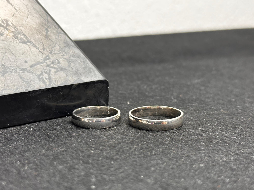 Personalized Sterling Silver Couple Rings: Adjustable Promise Rings