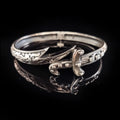 Sword Bracelet: Sterling Silver Handmade - Warrior Cuff Design