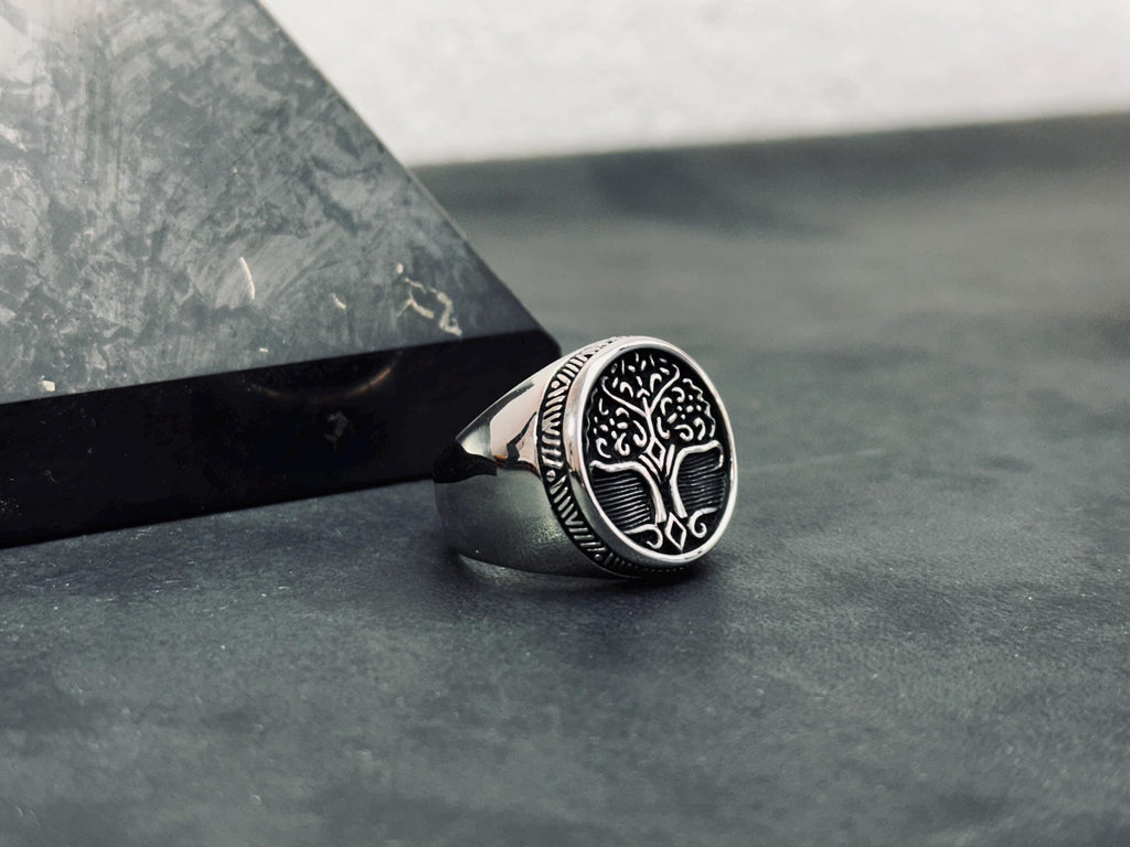 Tree of Life Ring: Nature Inspired Jewelry (Sterling Silver)