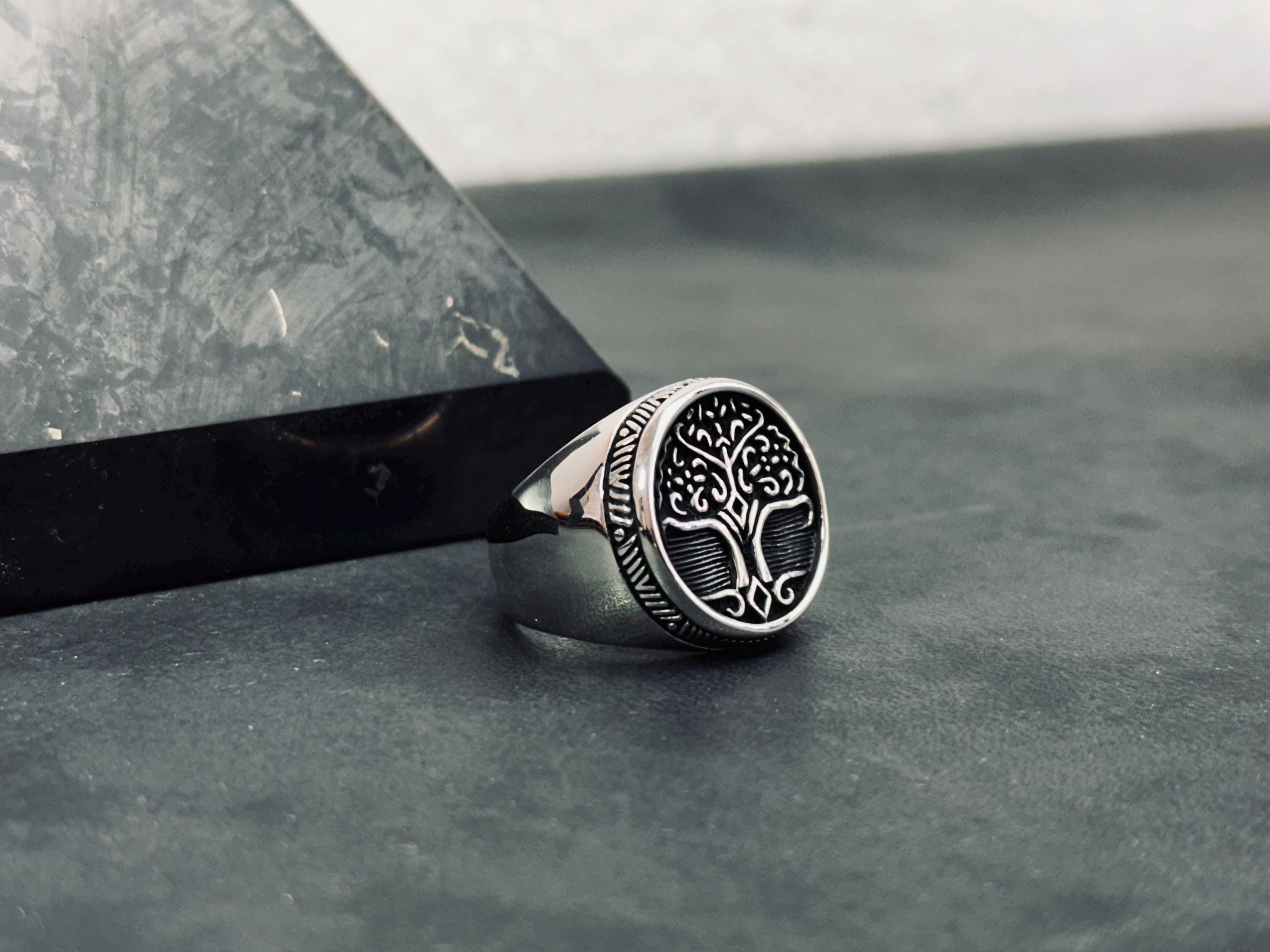 Tree of Life Ring: Nature Inspired Jewelry (Sterling Silver)