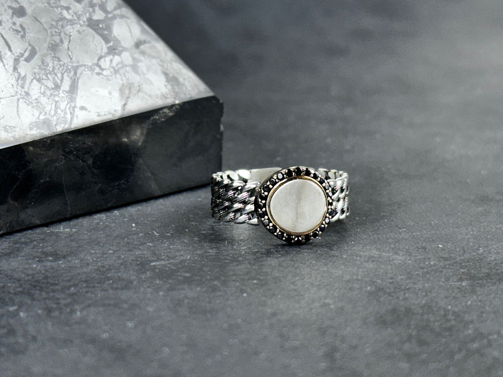 Minimalist Sterling Silver Ring: Custom Handmade, Adjustable Style