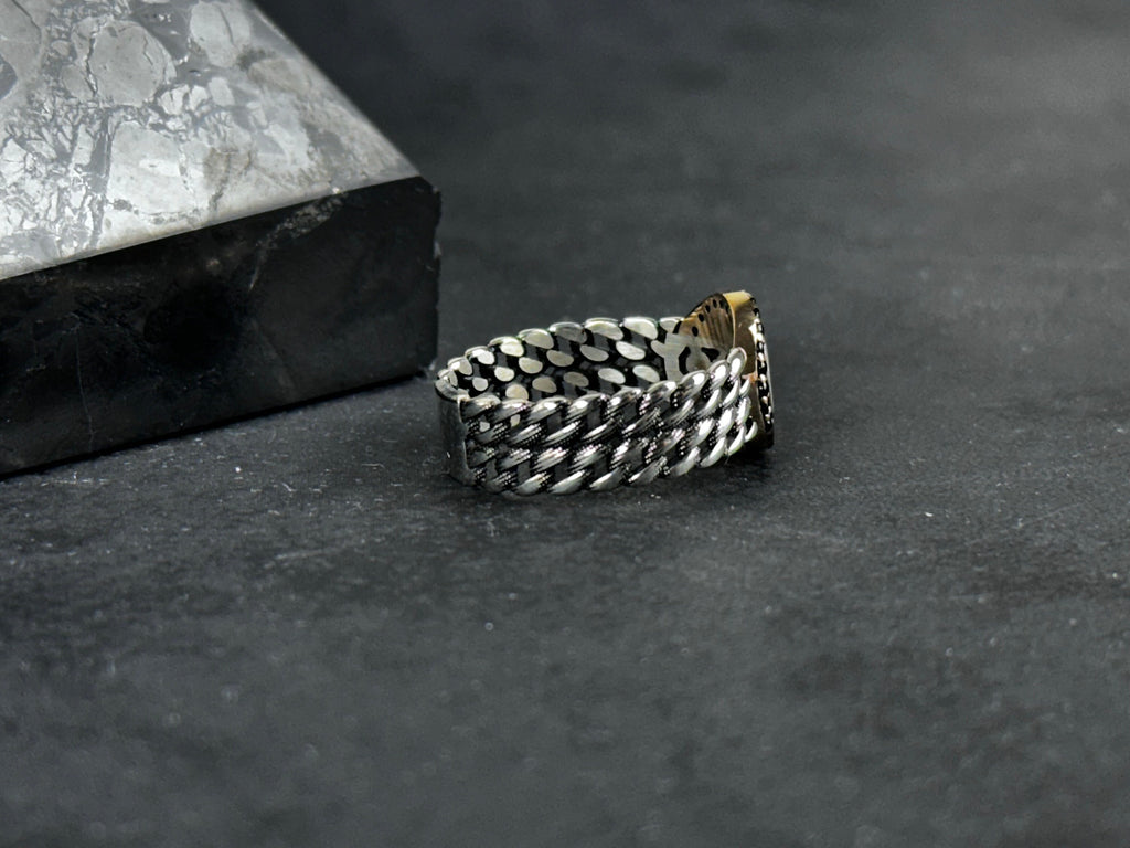 Minimalist Sterling Silver Ring: Custom Handmade, Adjustable Style