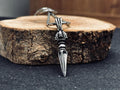 Dainty Silver Sword Necklace - Gothic Dagger Pendant Unisex