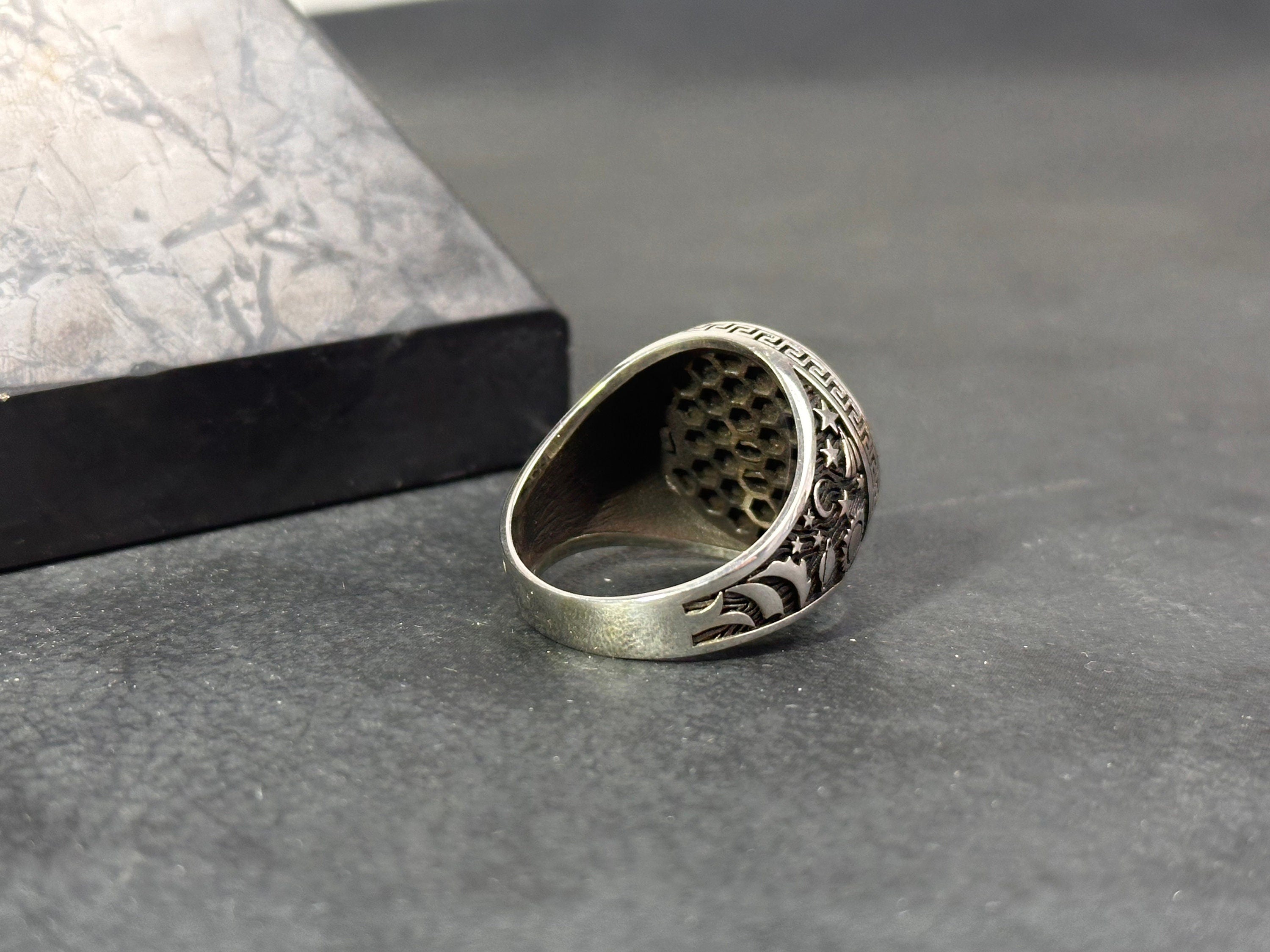 Sterling Silver Scorpio Ring: Zodiac Astrology Jewelry