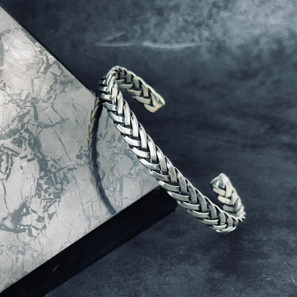 Byzantine Bracelet: Sterling Silver Ancient Rome Style (Handmade)