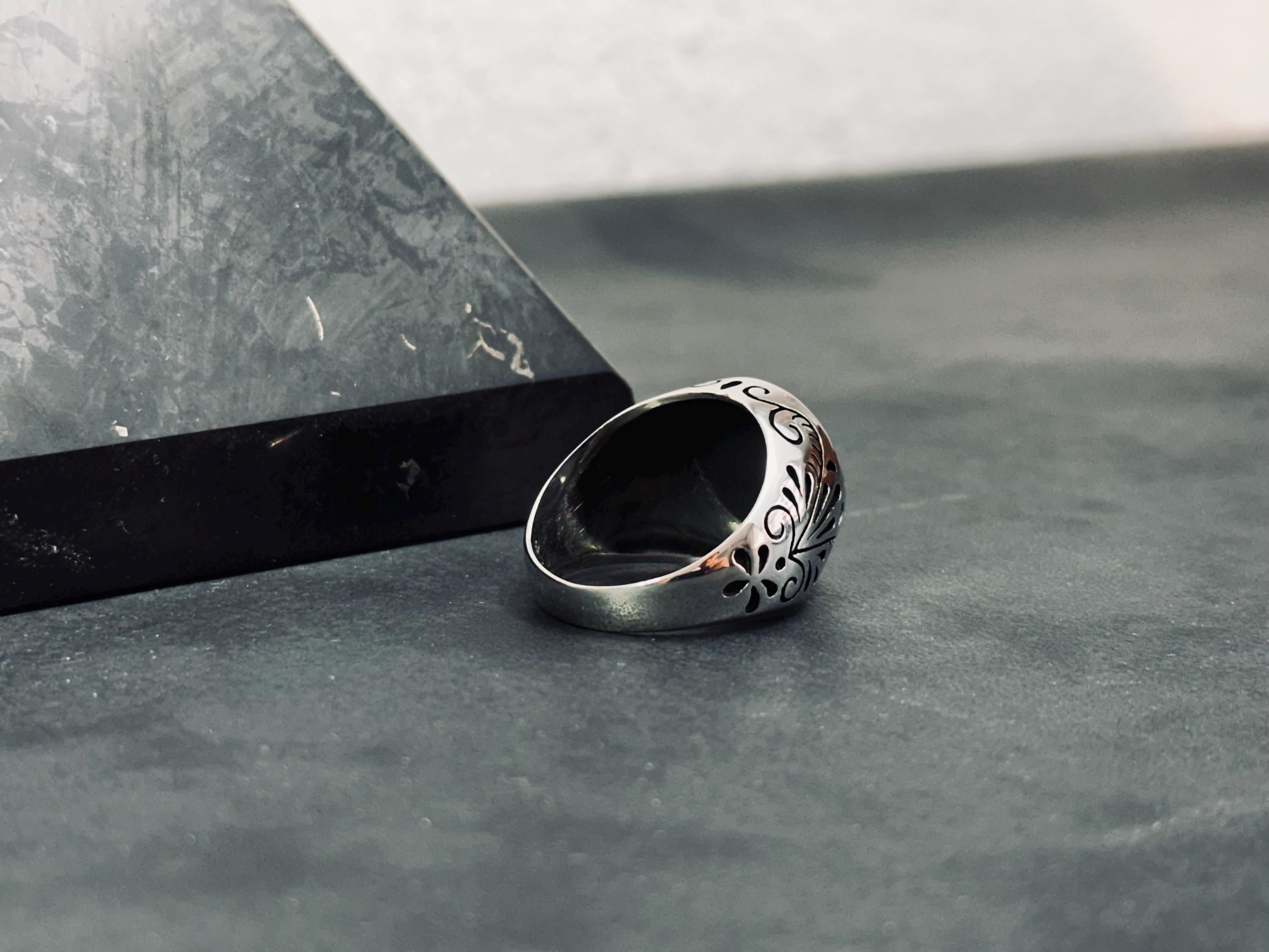 Sterling Silver Ship Ring: Nautical Jewelry (Handmade, Gift Box Included)