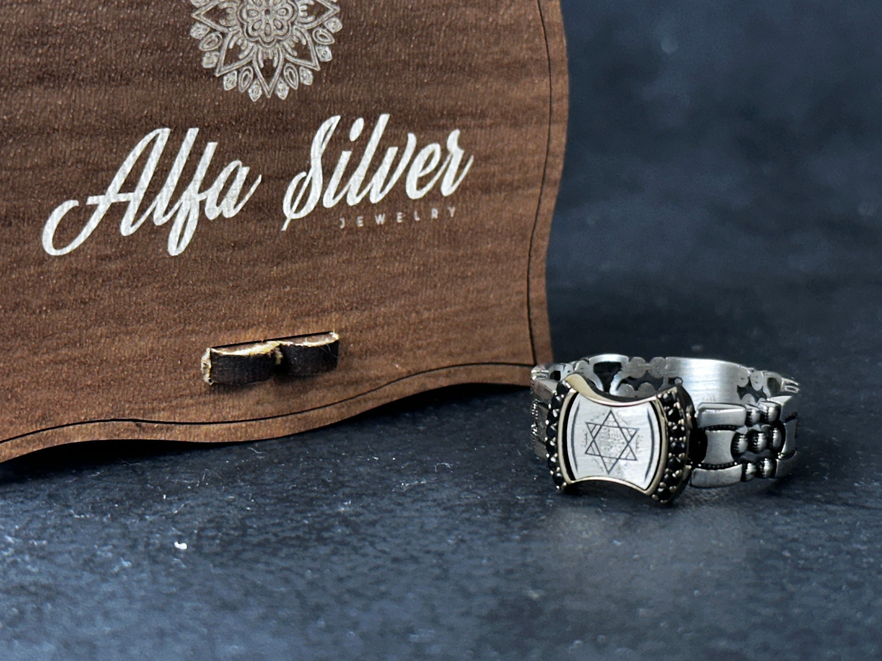Solomon King Ring: Minimalist Sterling Silver - Handmade Modern Style