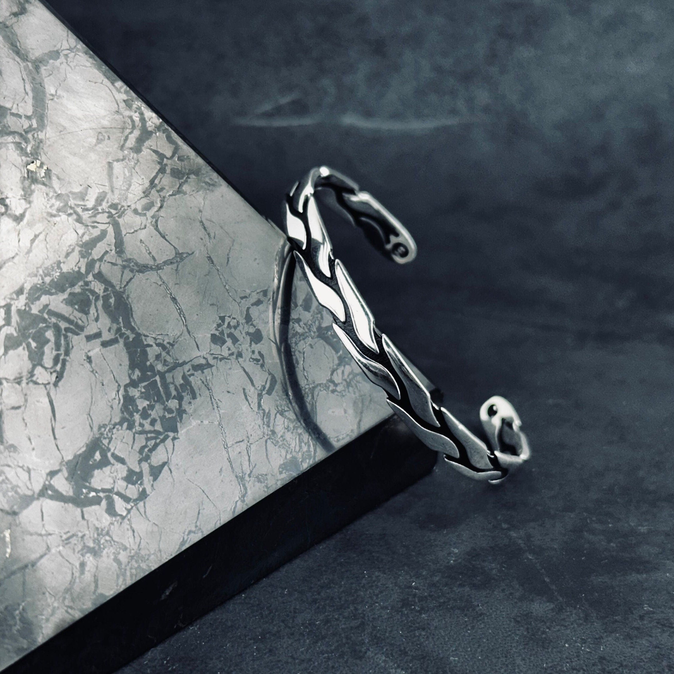 Sterling Silver Tree of Life Bracelet: Handmade, Adjustable Design