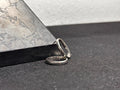 Minimalist Sterling Silver Wedding Ring: Flat Band Promise Ring