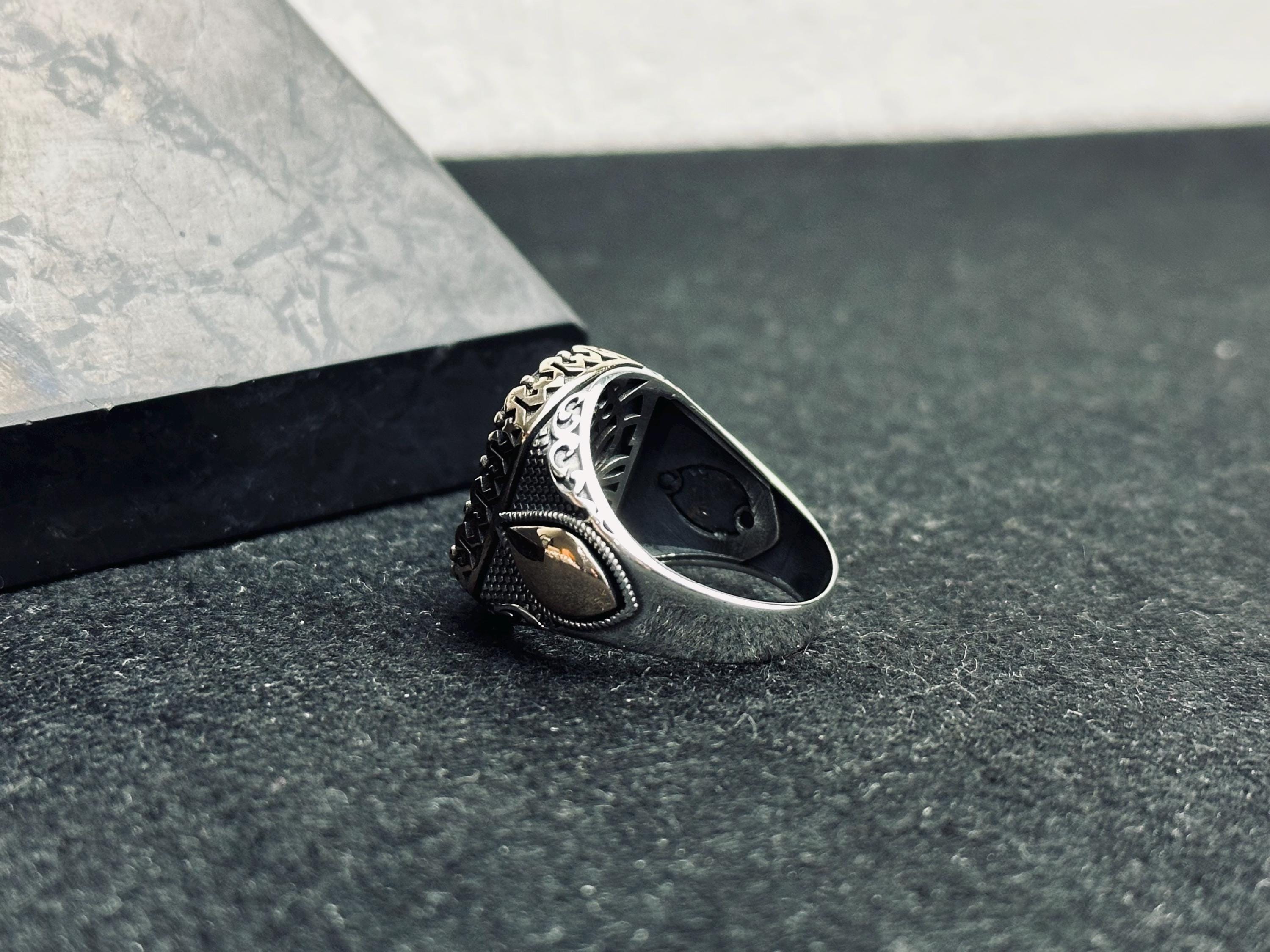 Colombian Emerald Ring: Handmade Sterling Silver Statement Jewelry