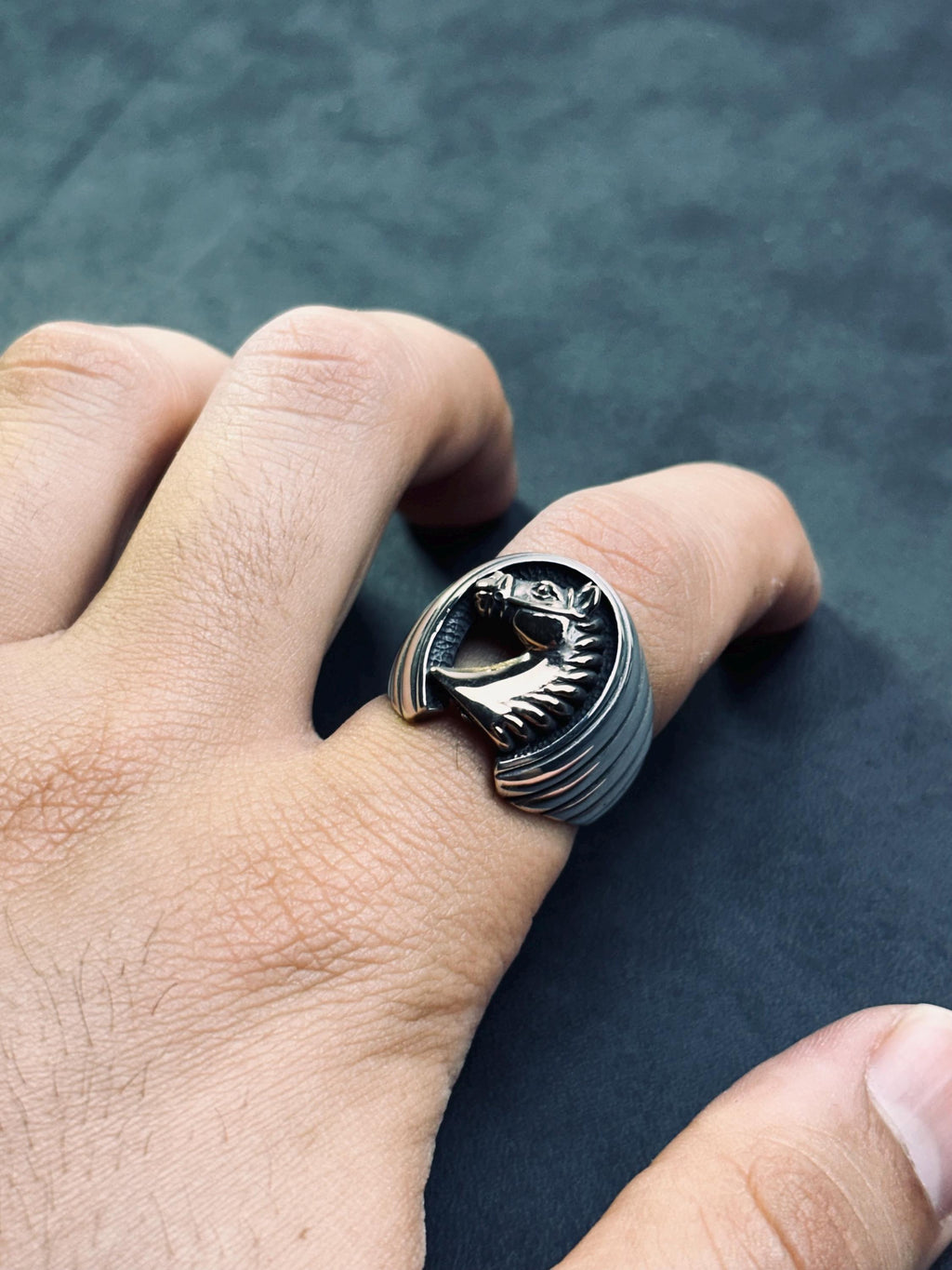 Horse Ring: Sterling Silver Equestrian Jewelry - Animal Lover Gift