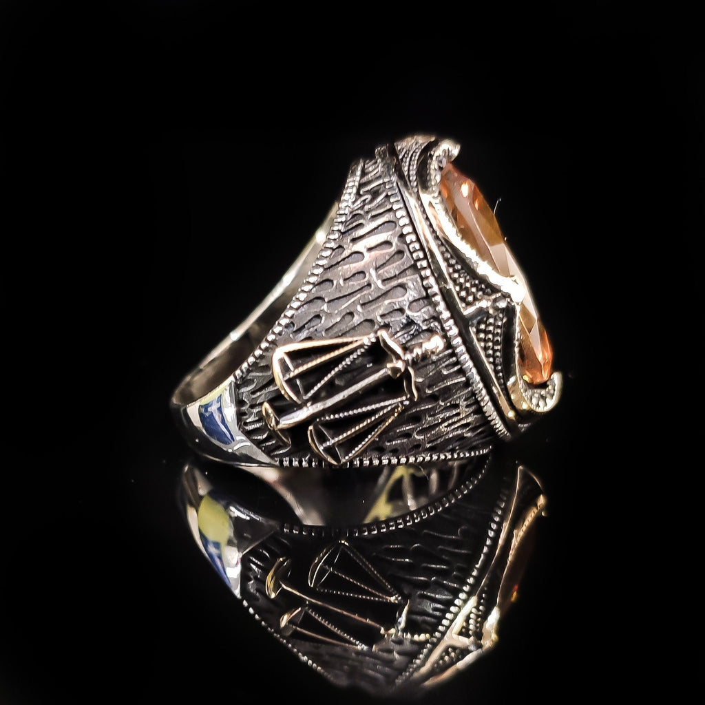Sultanite Silver Ring, Color Changing Gemstone (Handmade)