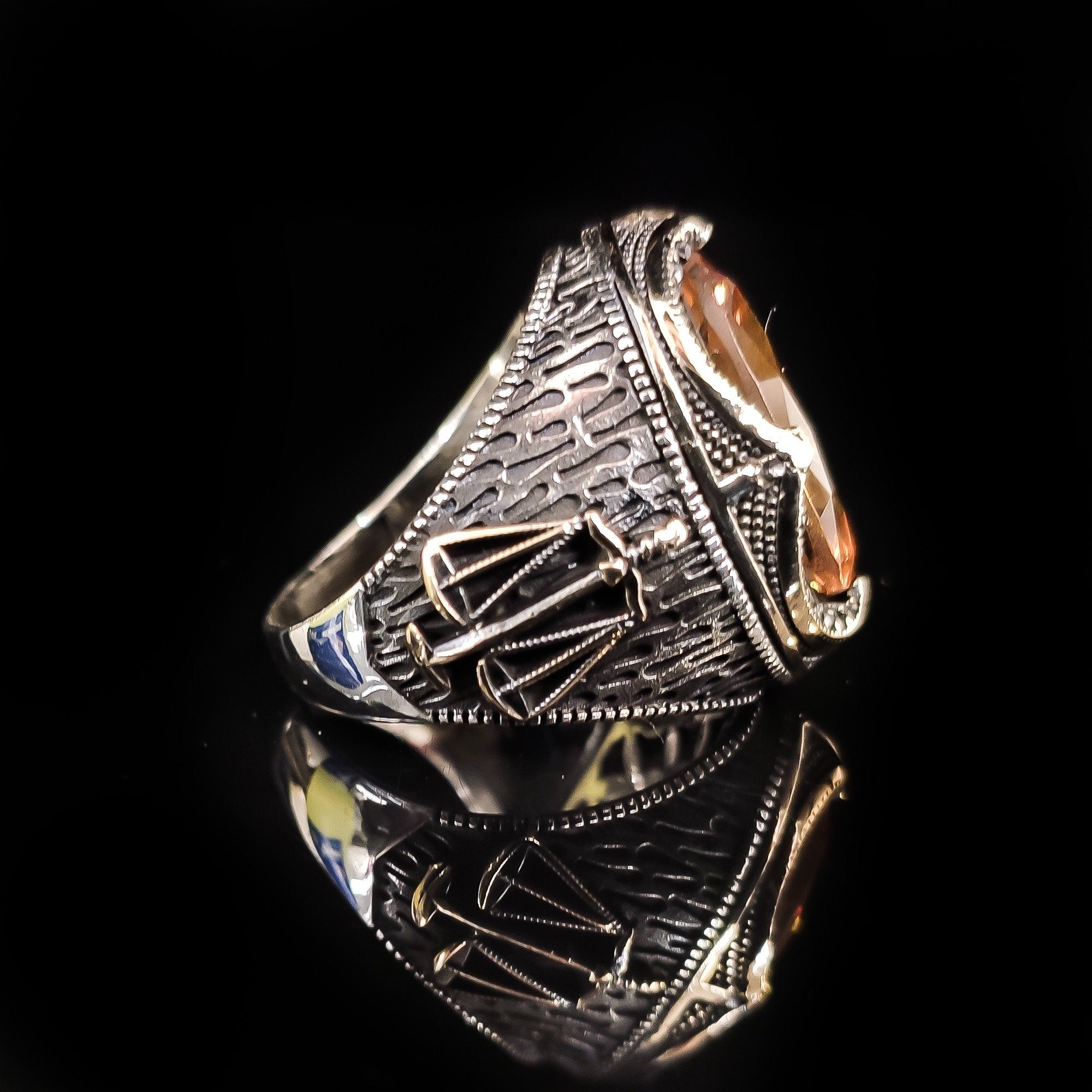 Sultanite Silver Ring, Color Changing Gemstone (Handmade)