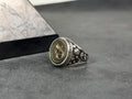Cancer Zodiac Ring - Dainty Sterling Silver Astrology Band