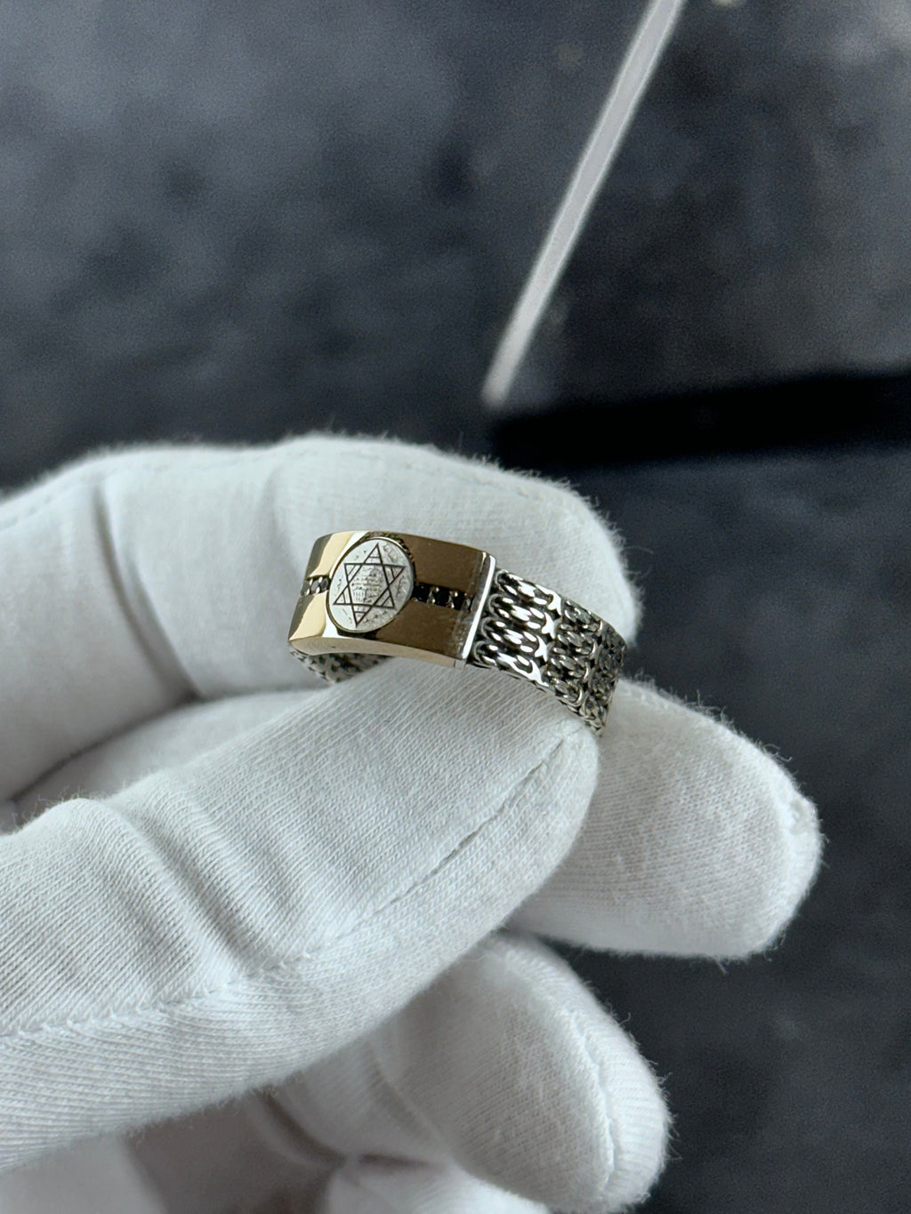 Solomon King Sterling Silver Ring, Minimalist Handmade (Adjustable)