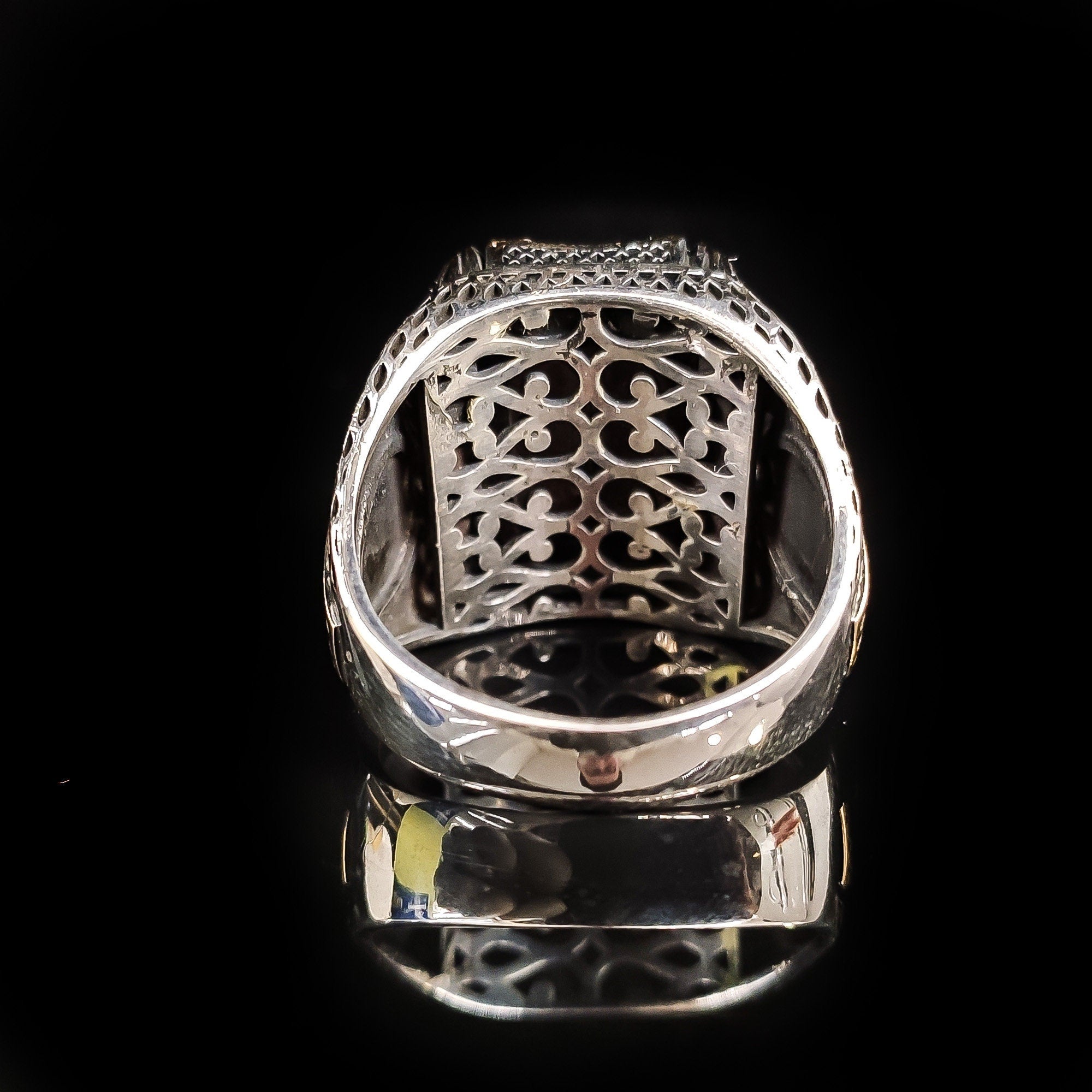 Sultanit Gemstone Ring: Sterling Silver Ottoman Design