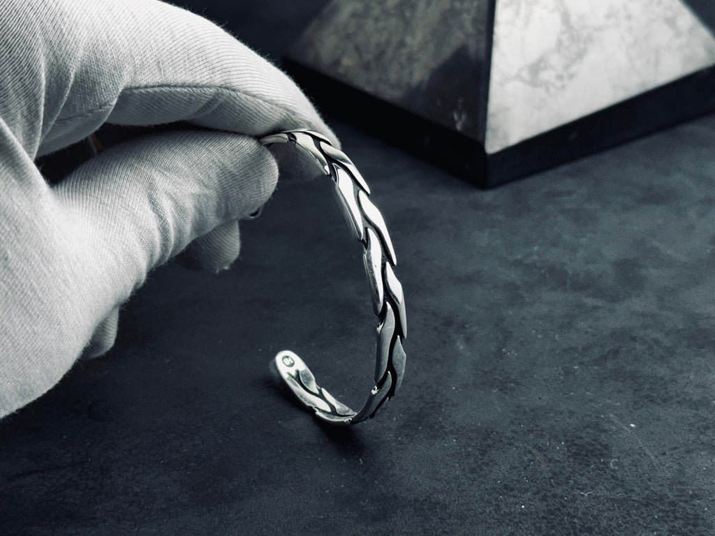 Sterling Silver Tree of Life Bracelet: Handmade, Adjustable Design