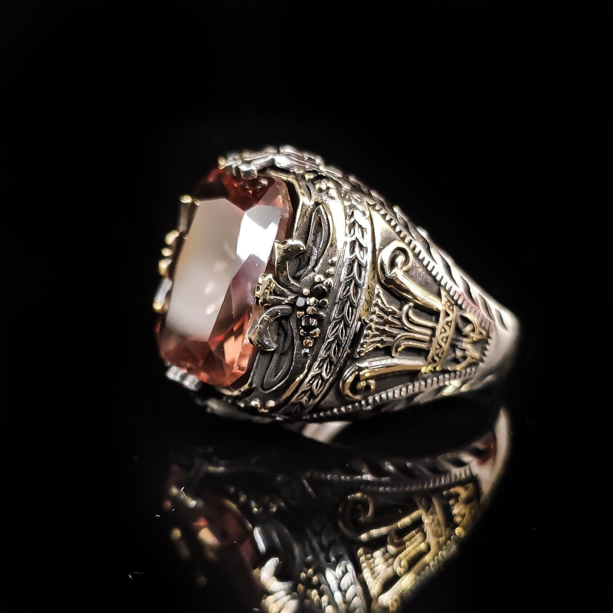Sultanite Statement Ring - Sterling Silver, Color Changing Gem