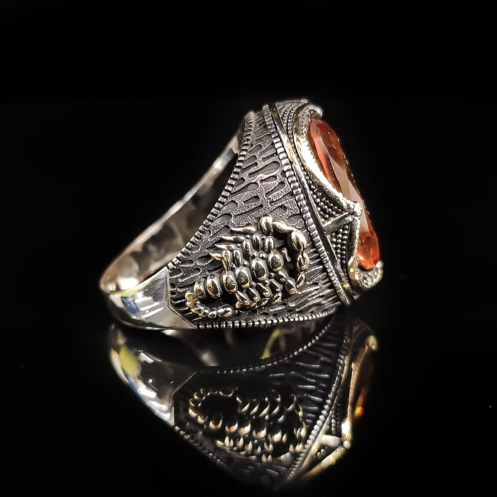 Sultanite Scorpio Ring, Sterling Silver (Color Change Gemstone)