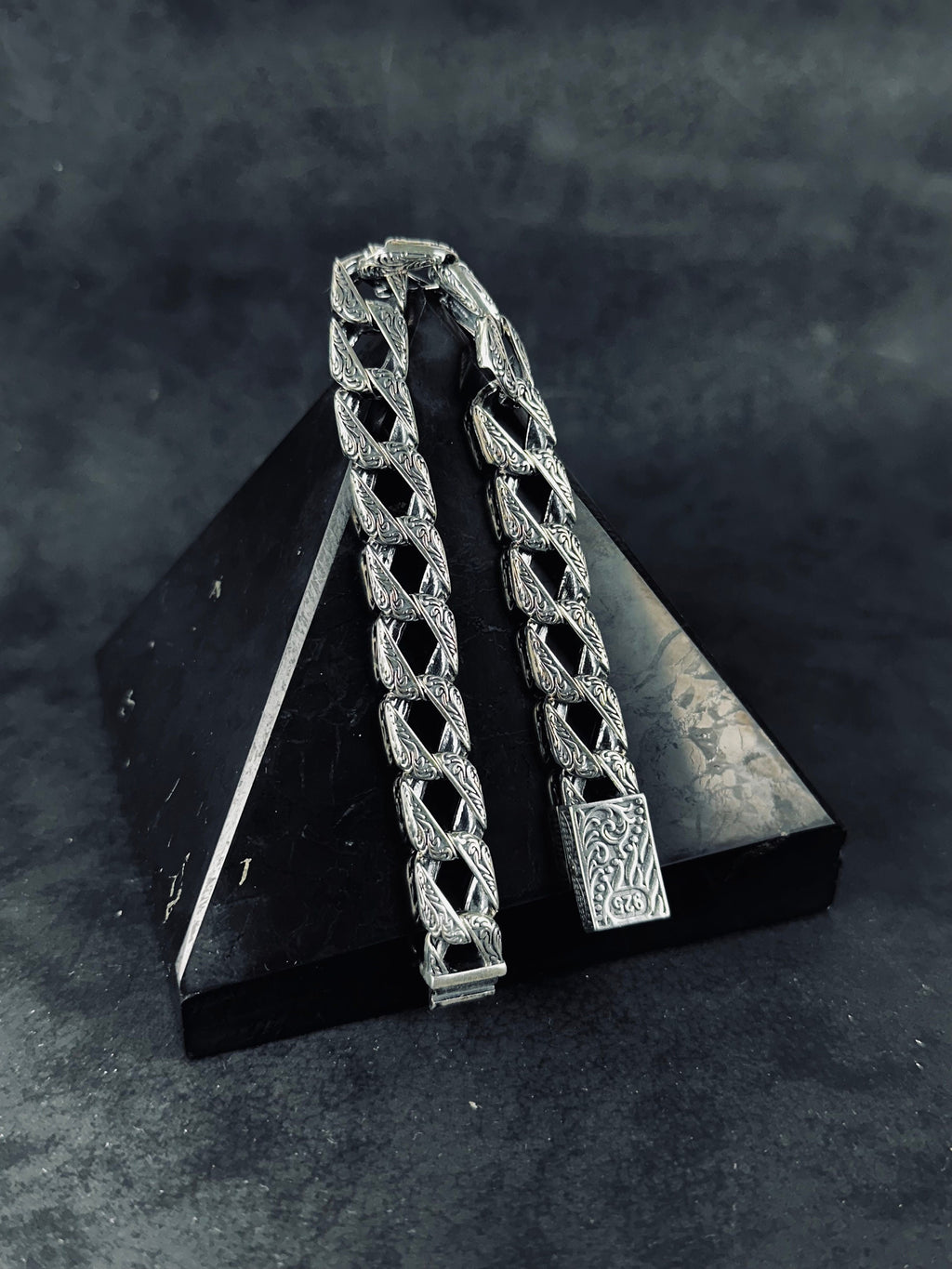 Sterling Silver Chain Bracelet: Handmade, Removable Design