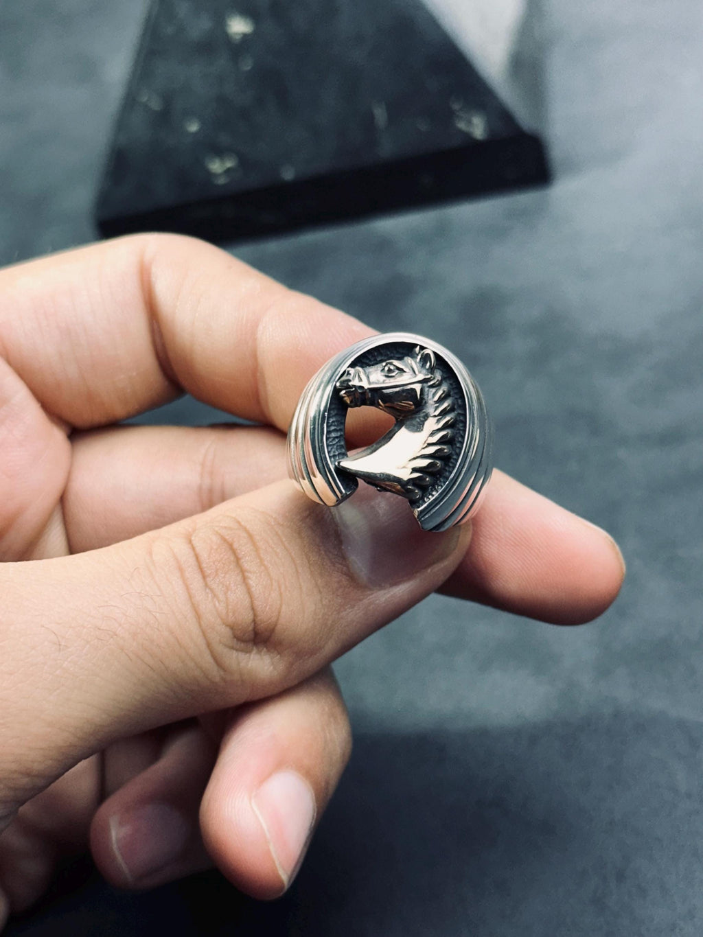 Horse Ring: Sterling Silver Equestrian Jewelry - Animal Lover Gift