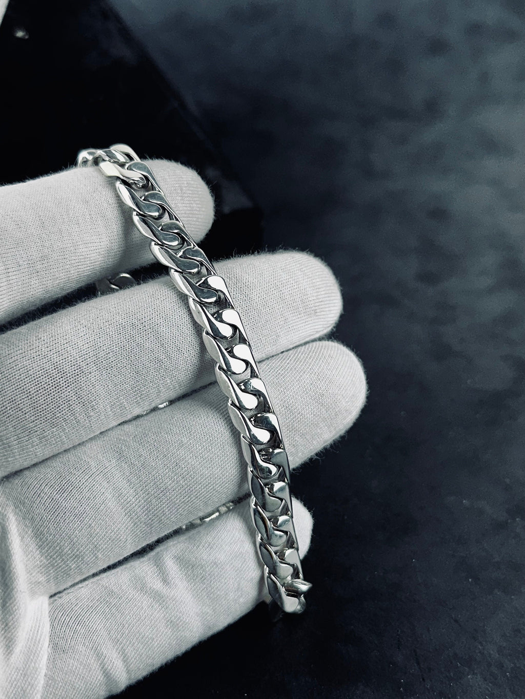 Silver Bracelet: Handmade 925 Sterling - Removable Custom Look