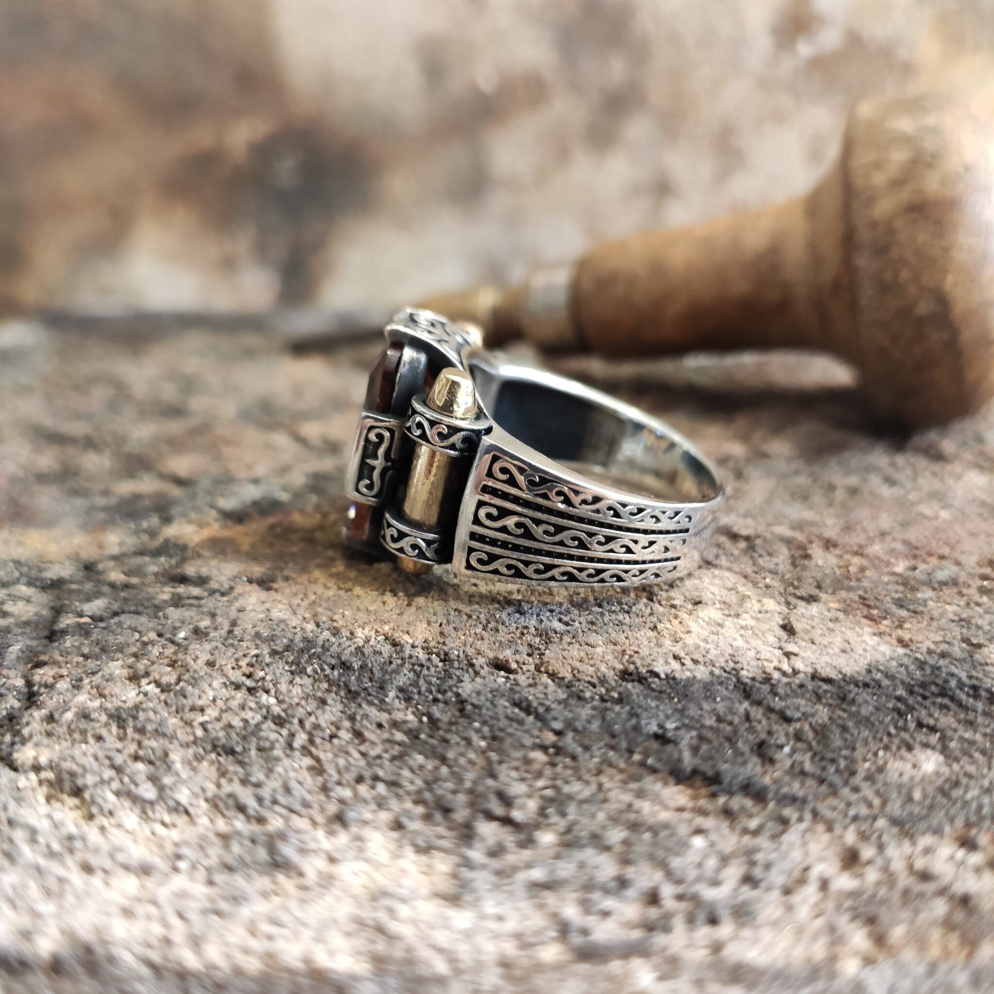 Color Changing Sultanite Ring: Sterling Silver Jewelry (Handmade)