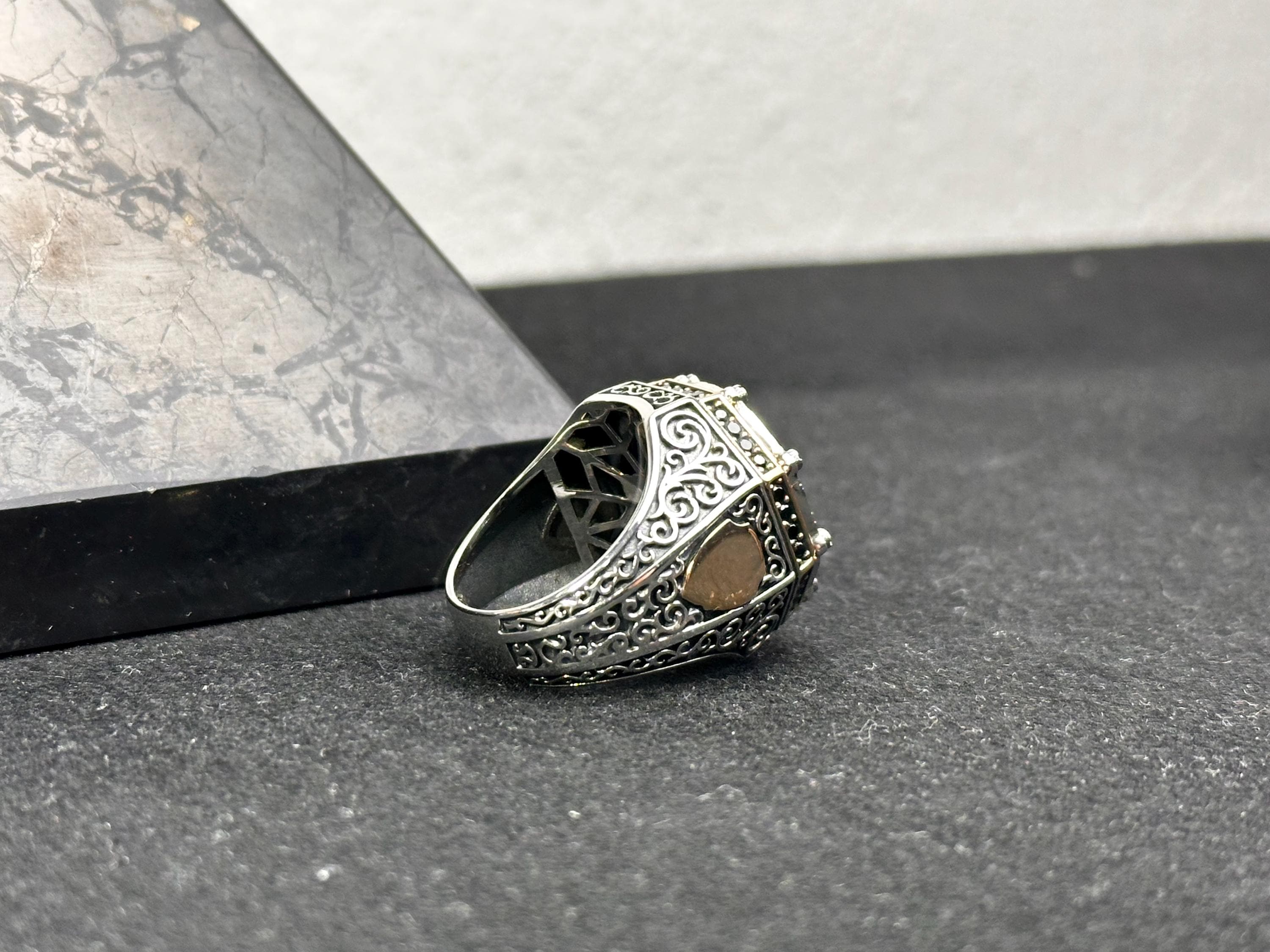 Lion Signet Ring: Sterling Silver Statement Jewelry (Men's Sizes)