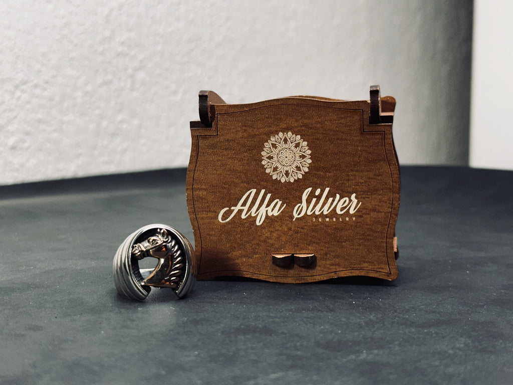 Horse Ring: Sterling Silver Equestrian Jewelry - Animal Lover Gift