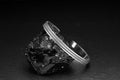 Engraved Sterling Silver Bracelet - Handmade Arabic Cuff Design