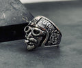 Biker Ring: Sterling Silver Oxidized Style (Handmade Men's Band)