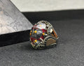 Religious Sterling Silver Mosque Ring, Handmade Bold Style (Men's Size)