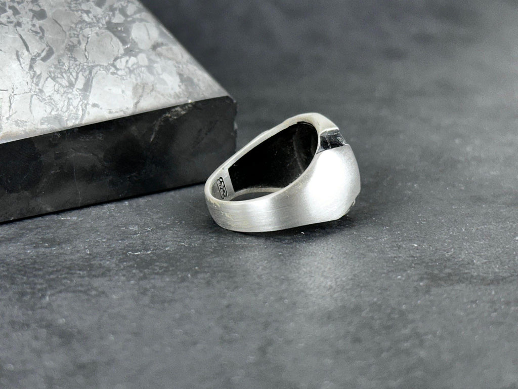Leo Zodiac Ring - Handmade Sterling Silver Men's Accessory